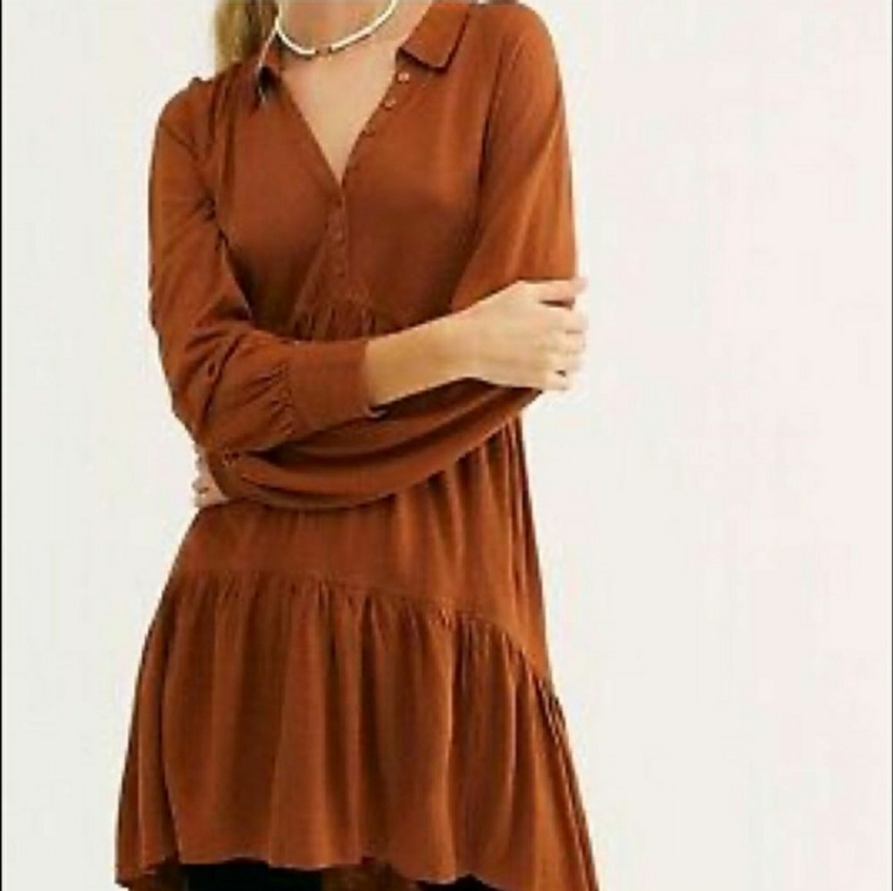 FREE PEOPLE Boho Southern mini dress XSmall - Picture 3 of 11